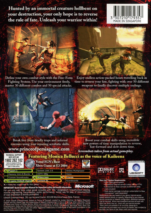 Prince Of Persia : Warrior Within - Dos