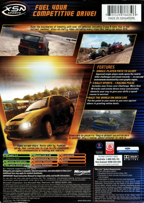 Rallisport Challenge - Dos