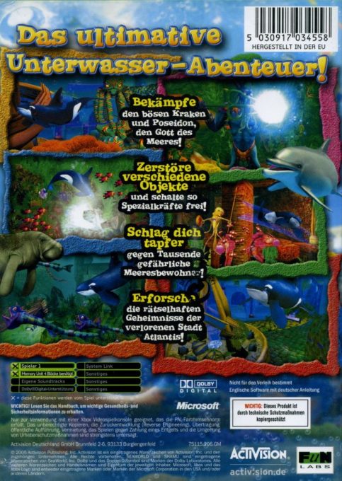 Shamu's Deep Sea Adventures dos