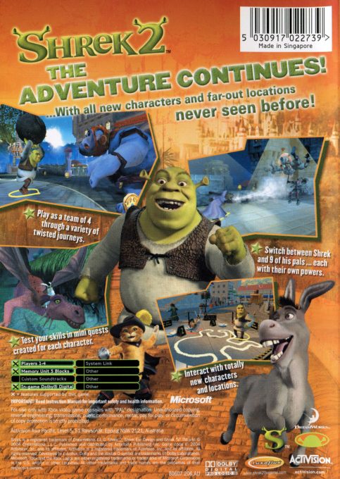Shrek 2 dos