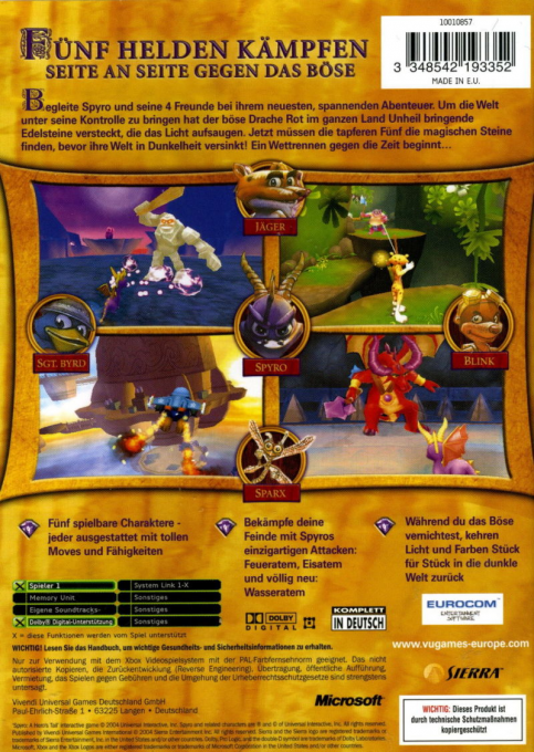Spyro : A Hero's Tail - Dos