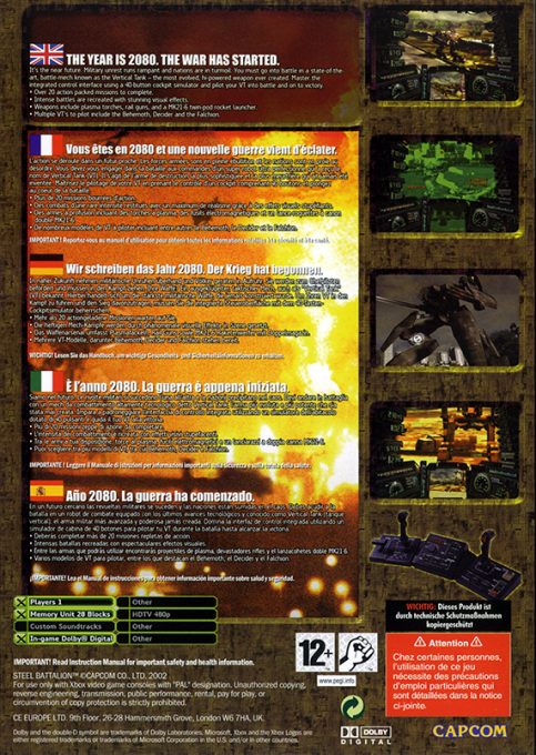 Steel Battalion dos