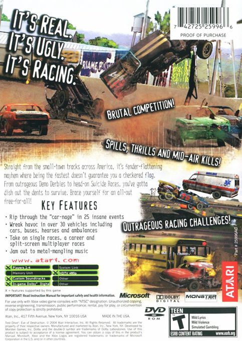 Test Drive : Eve Of Destruction dos
