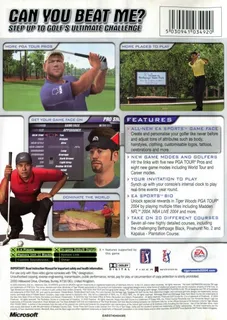 Tiger Woods PGA Tour 2004 dos