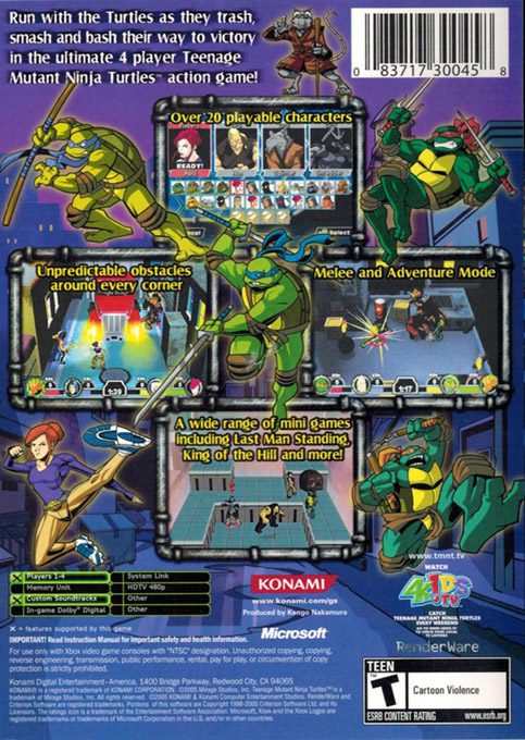 TMNT : Mutant Melee dos
