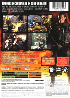Urban Chaos : Violence Urbaine - Dos
