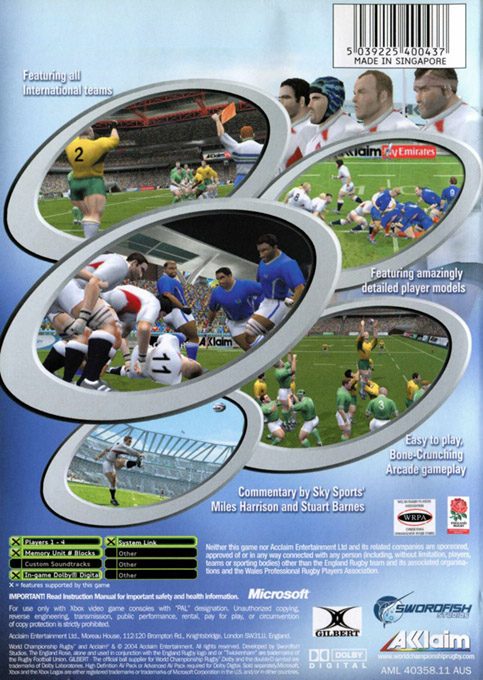 World Championship Rugby dos