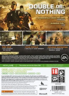Army of Two : Le Cartel du Diable - Dos