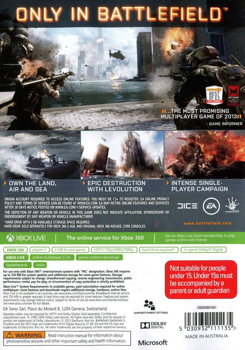 Battlefield 4 : Naval Strike - Dos