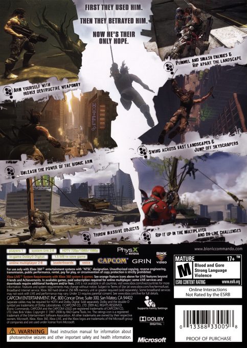 Bionic Commando Rearmed - Dos