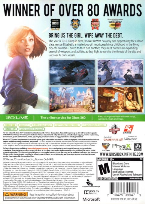 Bioshock Infinite - Dos