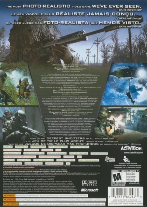 Call of Duty 4 : Modern Warfare - Dos
