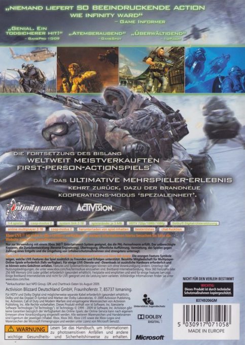 Call of Duty - Modern Warfare 2 - Dos