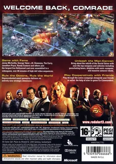 Command & Conquer - Alerte Rouge 3 dos