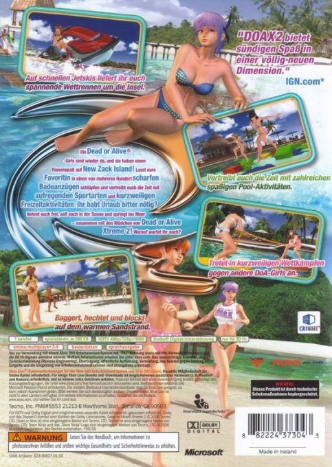 Dead or Alive : Xtreme 2 - Dos
