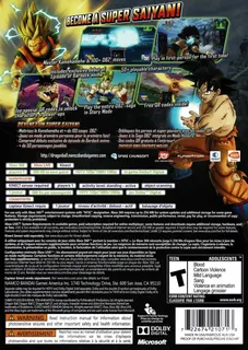 Dragon Ball Z For Kinect dos