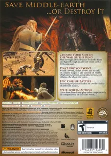 Lord of the Rings, The - Conquest dos