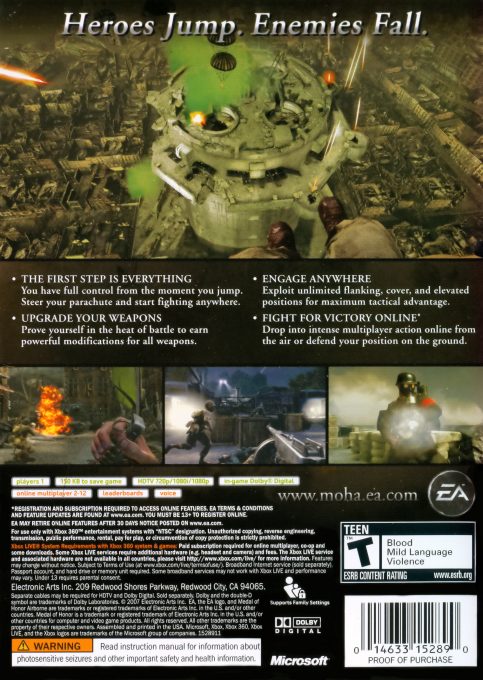 Medal of Honor : Airborne dos
