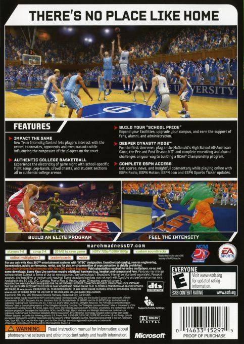 Ncaa March Madness 07 - Dos