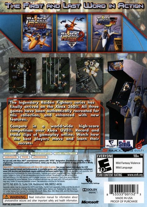 Raiden Fighter Aces - Dos