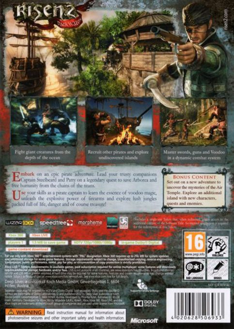 Risen 2 : Dark Waters dos