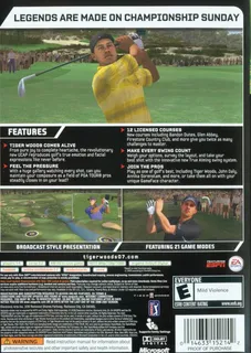 Tiger Woods Pga Tour 07 dos