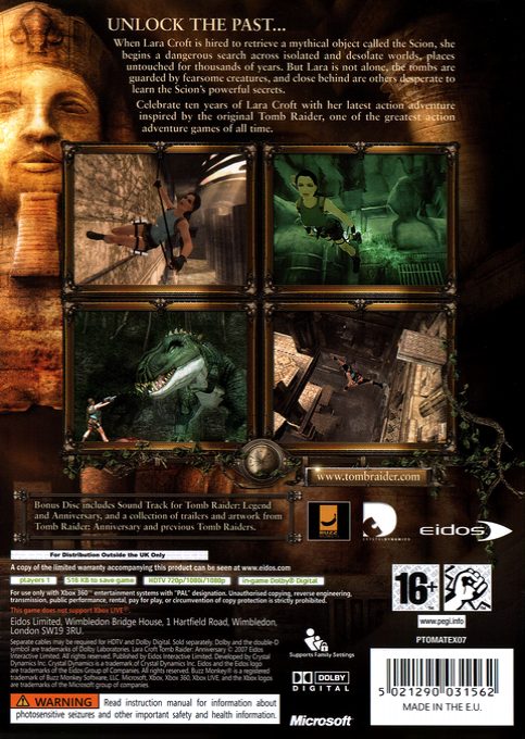 Tomb Raider Aniversary - Dos