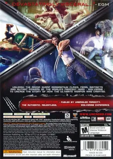 X-Men Origins : Wolverine dos