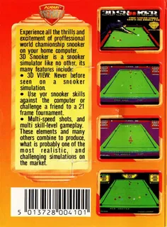 3d Snooker dos