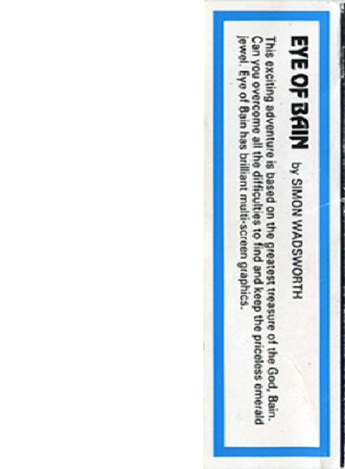 Adventure F - The Eye of Bain - Dos