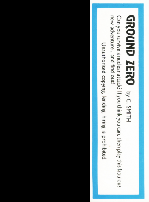 Adventure G - Ground Zero - Dos