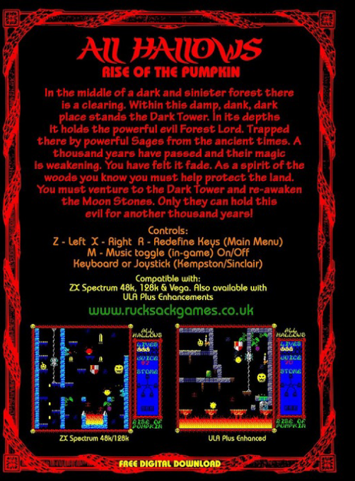All Hallows : Rise Of The Pumpkin - Dos