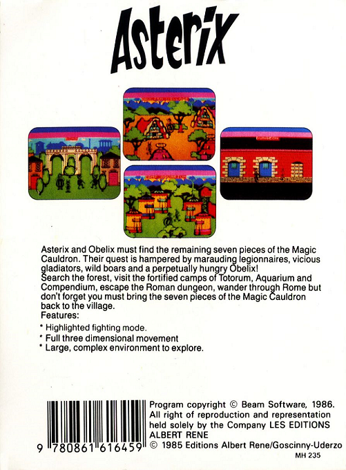 Asterix And The Magic Cauldron - Dos