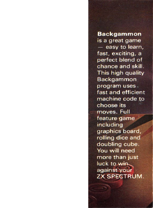 Backgammon (Pi Software) - Dos