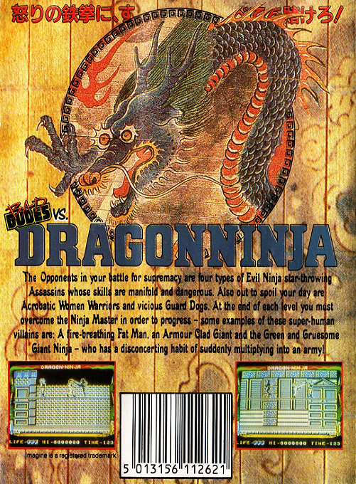Bad Dudes vs. Dragon Ninja - Dos