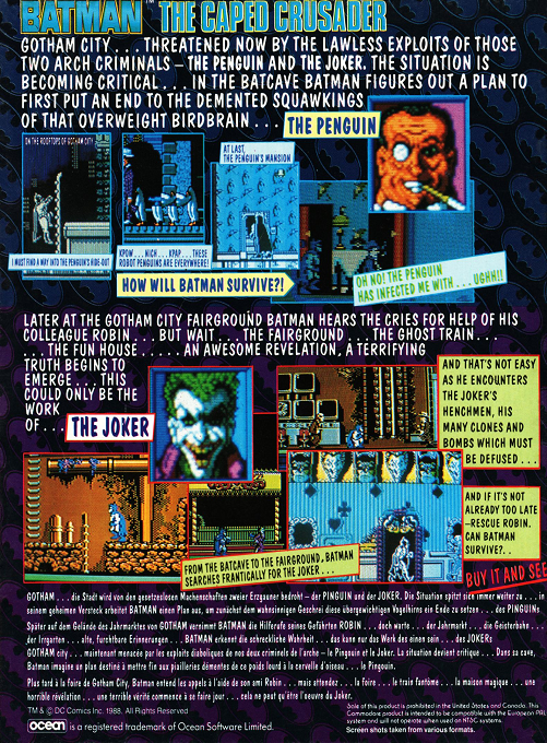 Batman - The Caped Crusader - Dos