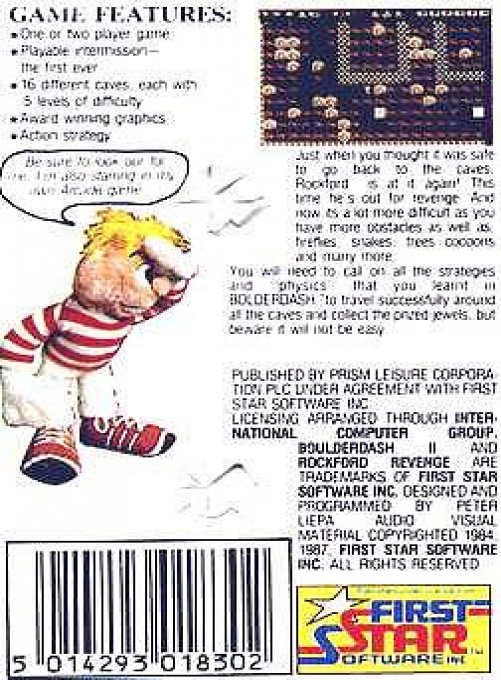 Boulder Dash 2 - Rockford's Revenge - Dos