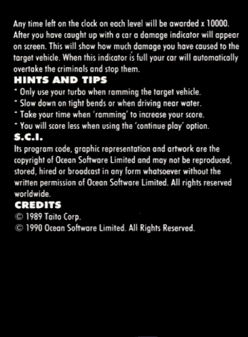 Chase H.q. 2 - Special Criminal Investigation - Dos