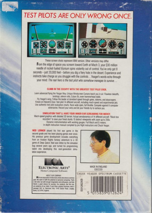 Chuck Yeager's Advanced Flight Trainer - Dos