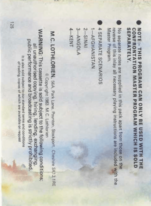 Confrontation Scenarios - Volume 1 - Dos