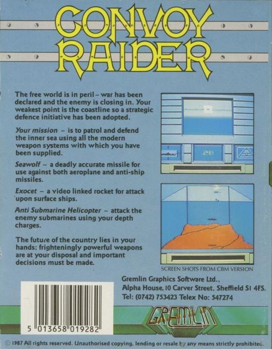 Convoy Raider - Dos