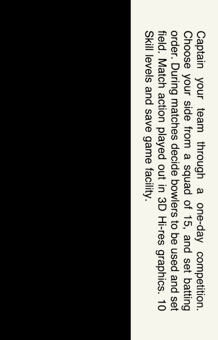 Cricket Captain (Allason Computing) - Dos