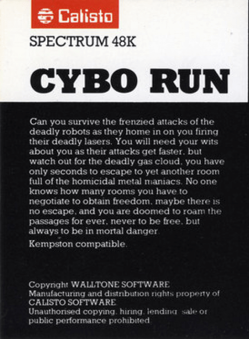 Cybo Run - Dos