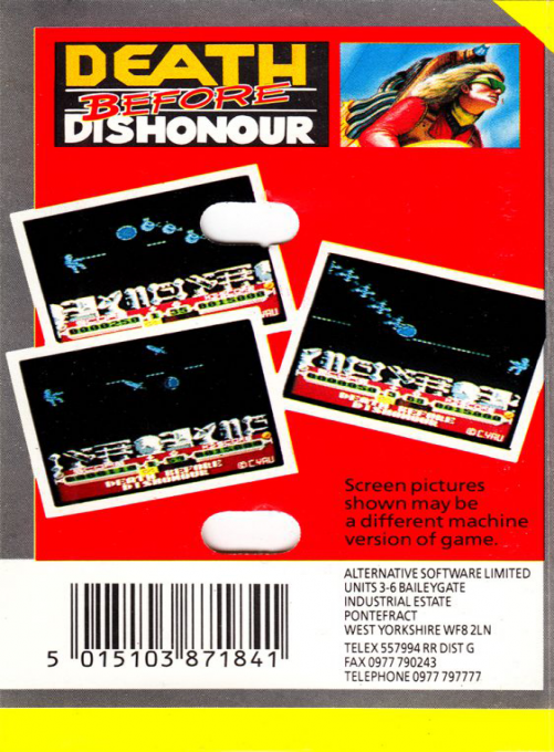 Death Before Dishonour - Dos