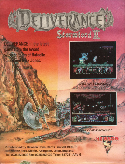Deliverance - Stormlord 2 dos