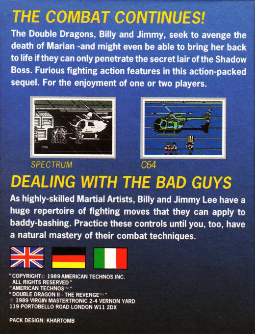 Double Dragon 2 - The Revenge - Dos