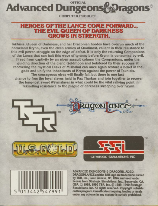 Dragons Of Flame - Dos