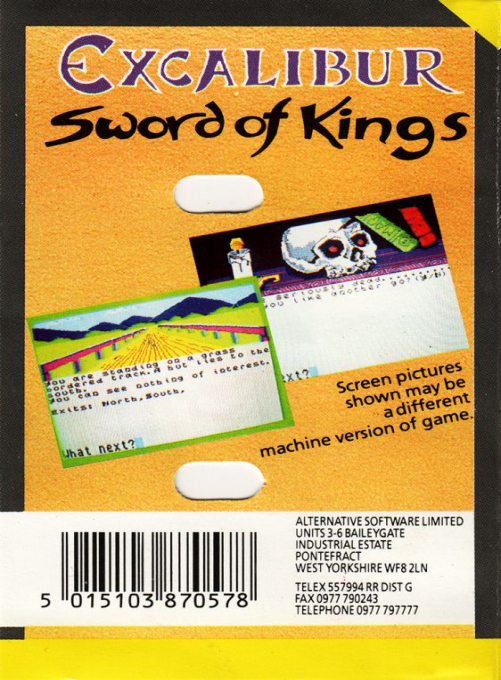 Excalibur - Sword of Kings - Dos
