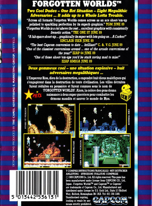 Forgotten Worlds - Dos