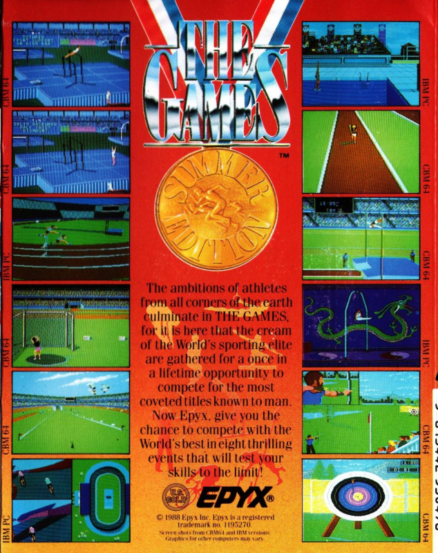 Games - Summer Edition, The - Dos